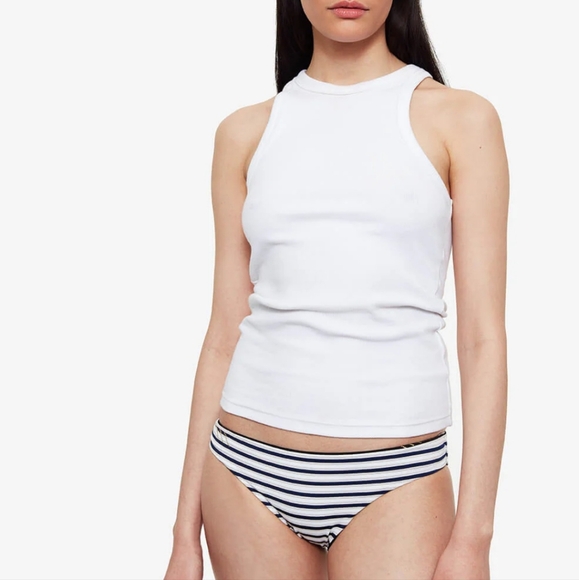 Anine Bing Striped Reversible Bikini Bottom - Picture 2 of 5